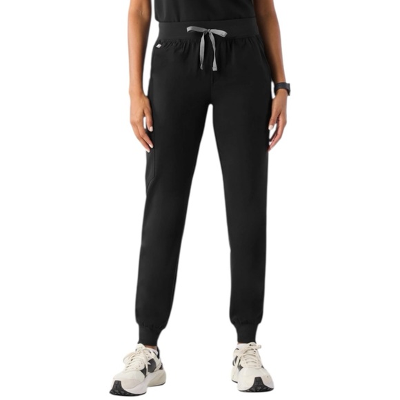 Figs Pants - FIGS - Zamora Jogger Scrub Pants Black Sz S Tall